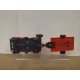 JEEP CJ-5 RED + TRAILER 1:36 CORGI NO BOX