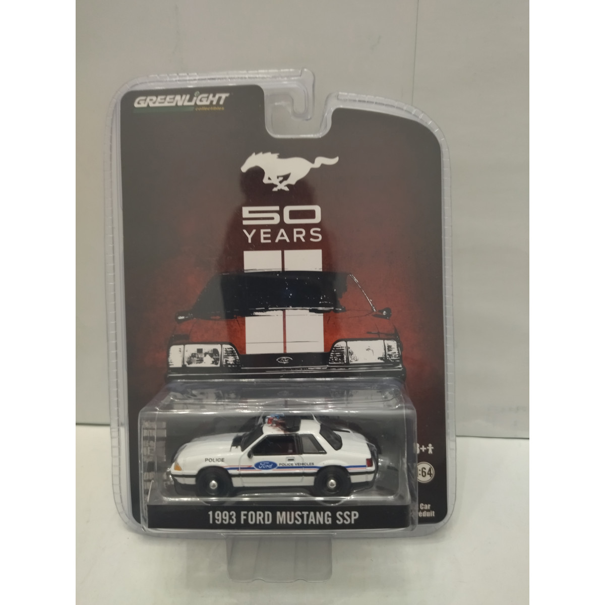 Ford Mustang SSP Texas Public Safety 1982 - Police - Greenlight 1/18 - Collection