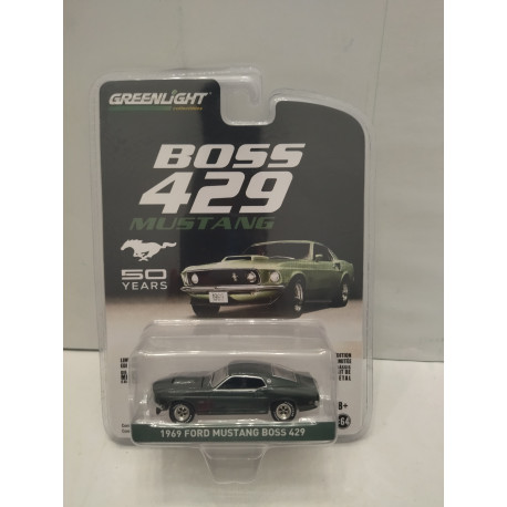 FORD MUSTANG 1969 BOSS 429 50TH ANNIVERSARY 1:64 GREENLIGHT