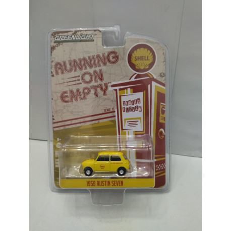 AUSTIN SEVEN (MINI) 1959 RUNNING SHELL 1:64 GREENLIGHT