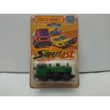 GWR 5700 LOCOMOTIVE PANNIER SUPERFAST 75 MATCHBOX MINT ON CARD