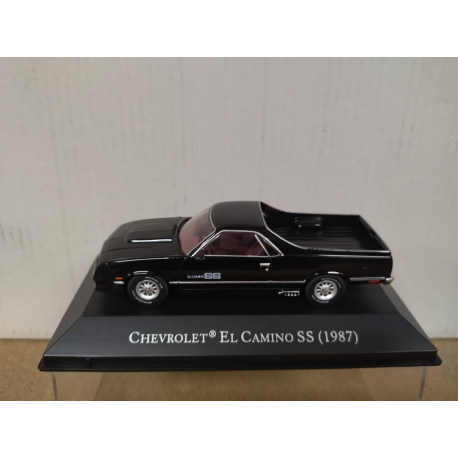CHEVROLET EL CAMINO SS 1987 BLACK AMERICAN CARS 1:43 ALTAYA IXO