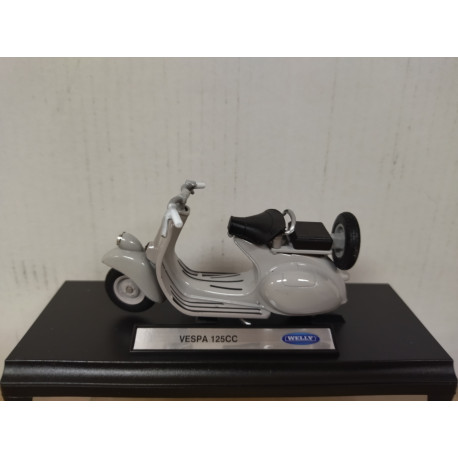 VESPA 125CC GREY MOTO/BIKE 1:18 WELLY