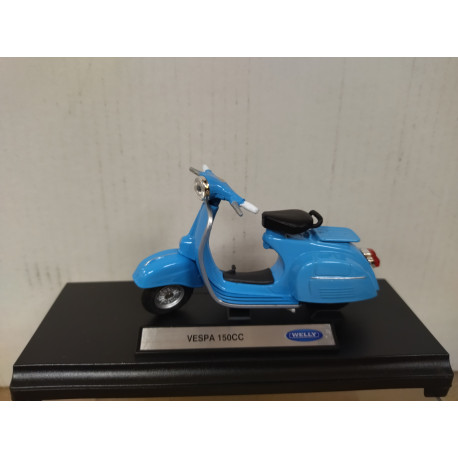 VESPA 150CC BLUE MOTO/BIKE 1:18 WELLY