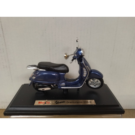 VESPA GRANTURISMO 2003 DARK BLUE MOTO/BIKE 1:18 MAISTO