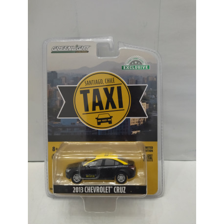 CHEVROLET CRUZ 2013 TAXI SANTIAGO CHILE 1:64 GREENLIGHT