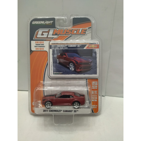 CHEVROLET CAMARO 2011 SS RUBY JEWEL GL MUSCLE 1:64 GREENLIGHT