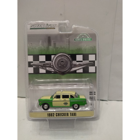 CHECKER A11 MARATHON 1982 TAXI CHICAGO 1:64 GREENLIGHT