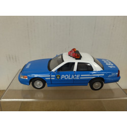 FORD CROWN VICTORIA INTERCEPTOR USA POLICE NYPD 1822 1:42 KINSMART NO BOX