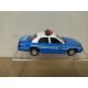 FORD CROWN VICTORIA INTERCEPTOR USA POLICE NYPD 1822 1:42 KINSMART NO BOX