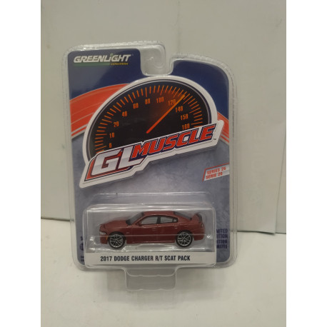 DODGE CHARGER 2017 R/T SCAT PACK GL MUSCLE 1:64 GREENLIGHT