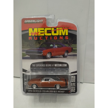 DODGE CHARGER 1970 R/T HEMI MECUM ACTIONS 1:64 GREENLIGHT