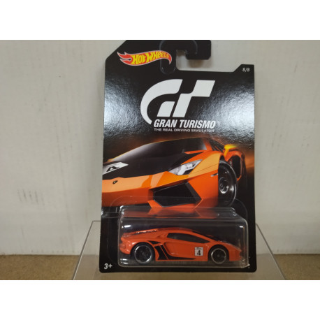 LAMBORGHINI AVENTADOR LP 700-4 8/8 GRAN TURISMO 1:64 HOT WHEELS