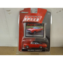DODGE CHARGER 1969 R/T RED/BLACK SPEED 1:64 GREENLIGHT
