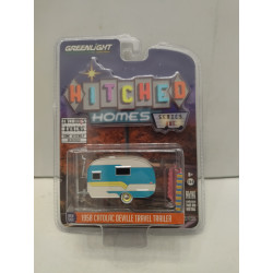 CATOLAC DEVILLE TRAVEL 1958 CARAVANA/ROULOTTE HITCHED HOMES 1:64 GREENLIGHT