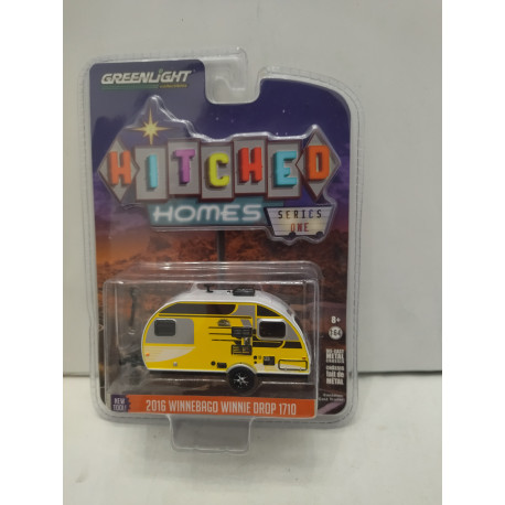 WINNEBAGO WINNIE DROP 1710 2016 CARAVANA/ROULOTTE HITCHED HOMES 1:64 GREENLIGHT