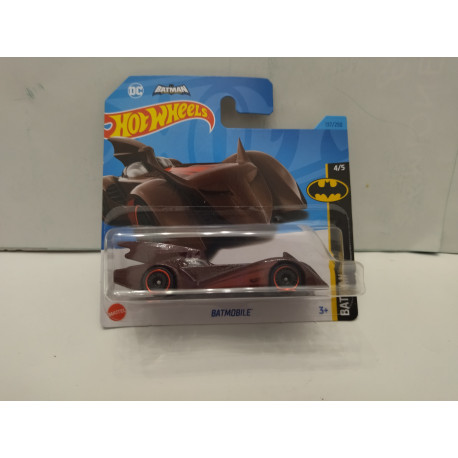 BATMAN BATMOBILE BLACK/RED 4/5 BATMAN 1:64 HOT WHEELS