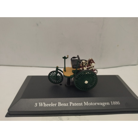 BENZ PATENT MOTORWAGEN 1886 3 WHEELER GREEN 1:43 ALTAYA IXO