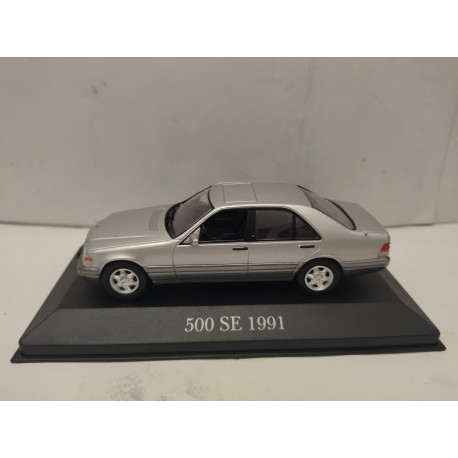 MERCEDES-BENZ W140 500SE 1991 SILVER 1:43 ALTAYA IXO