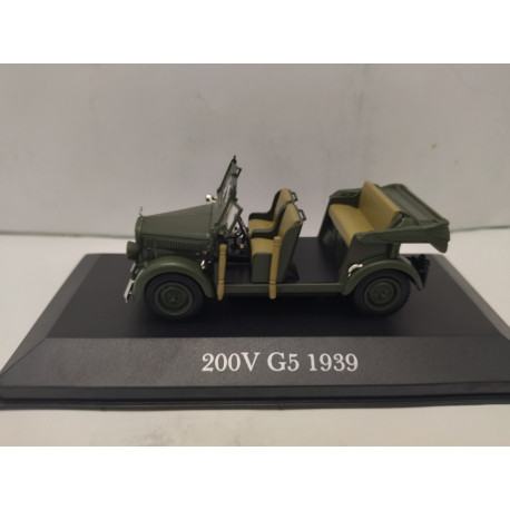 MERCEDES-BENZ W152 200V 1939 G5 GREEN WW2 1:43 ALTAYA IXO