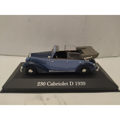 MERCEDES-BENZ W153 230 CABRIOLET D 1939 BLUE 1:43 ALTAYA IXO