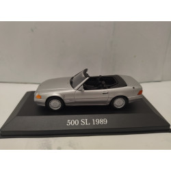 MERCEDES-BENZ R129 500SL 1989 SILVER 1:43 ALTAYA IXO