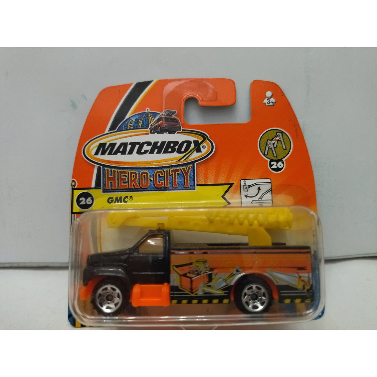 GMC TRUCK HEROCITY 26 164 MATCHBOX BOX BCN STOCK CARS