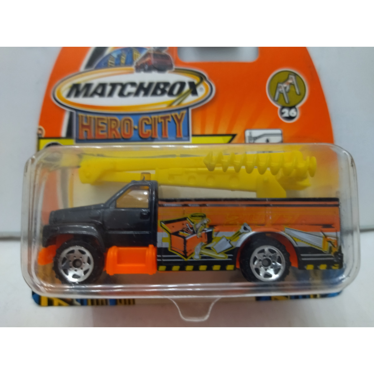 GMC TRUCK HEROCITY 26 164 MATCHBOX BOX BCN STOCK CARS