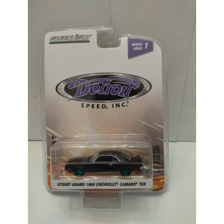 CHEVROLET CAMARO 1969 TUX DETROIT SPEED GREENMACHINE 1:64 GREENLIGHT