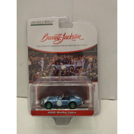 SHELBY COBRA 2020 BARRETT-JACKSON GREENMACHINE 1:64 GREENLIGHT