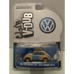 VOLKSWAGEN BEETLE 1948 SPLIT WINDOW V-DUBS S3 1:64 GREENLIGHT