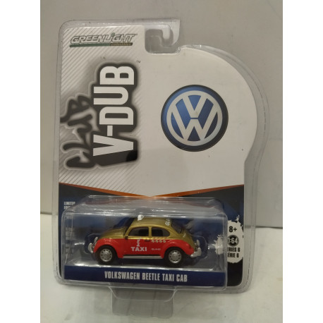 VOLKSWAGEN BEETLE CIUDAD MEXICO RED/GOLD 1:64 GREENLIGHT