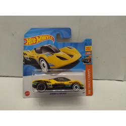 GROUP C FANTASY SONNY SPEC n34 YELLOW 3/5 TRACK CHAMPS 1:64 HOT WHEELS