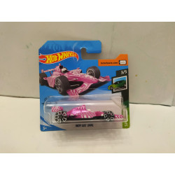 FORMULA INDY 500 OVAL PINK 3/5 SPEED BLUR 1:64 HOT WHEELS