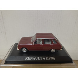 RENAULT 6 1970 GRANATE NUESTROS QUERIDOS COCHES 1:43 ALTAYA IXO