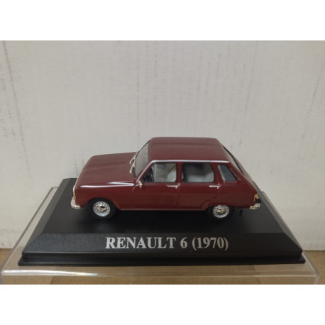 RENAULT 6 1970 GRANATE NUESTROS QUERIDOS COCHES 1:43 ALTAYA IXO