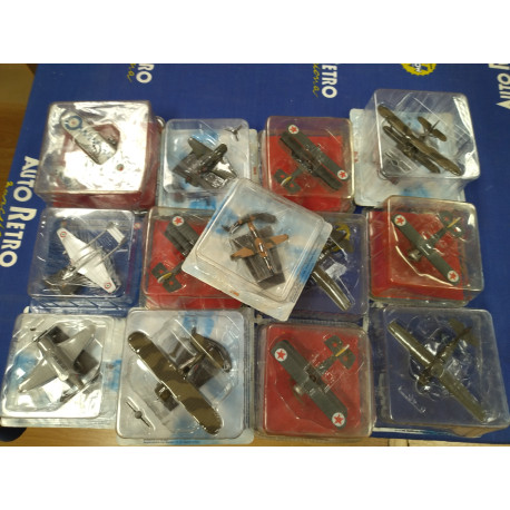 LOTE 13 X AVIONES/PLANES ROTOS/BROKEN 1:100 DeAGOSTINI IXO