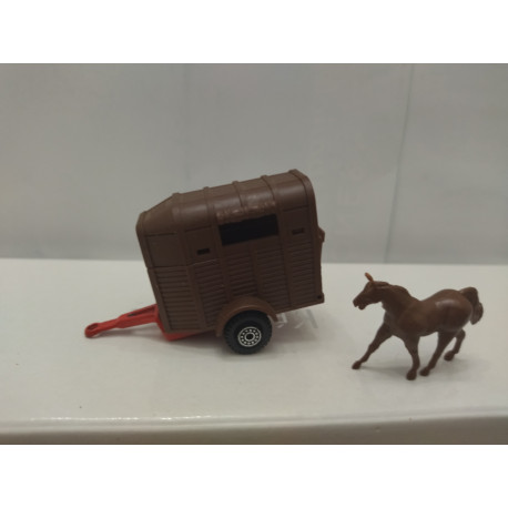 TRAILER/REMOLQUE HORSE/CABALLO apx 1:64 NO BOX