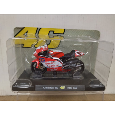 APRILIA RSW 250 1998 IMOLA VALENTINO ROSSI MOTO/BIKE 1:18 ALTAYA IXO