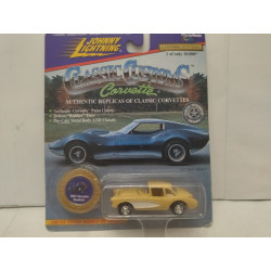 CHEVROLET CORVETTE C1 1957 ROADSTER YELLOW 1:64 JOHNNY LIGHTNING