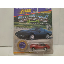 CHEVROLET CORVETTE C1 1957 427 RED CLASSIC CUSTOMS 1:64 JOHNNY LIGHTNING