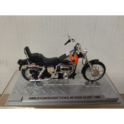 HARLEY-DAVIDSON 1980 FXWG-80 WIDE GLIDE MOTO/BIKE 1:24 ALTAYA IXO