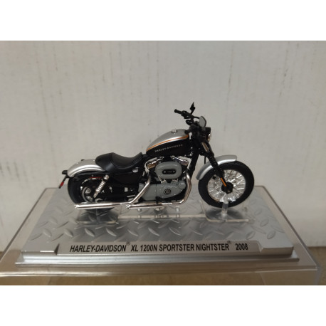 HARLEY-DAVIDSON 2008 XL 1200N SPORTSTER NIGHTSTER MOTO/BIKE 1:24 ALTAYA IXO