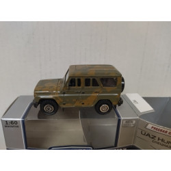 UAZ HUNTER/UAZ-315195 MILITAR/MILITARY 1:60/apx 1:64 WELLY AUTOTIME COLLECTION