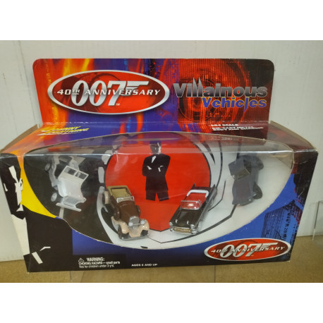 HISPANO-SUIZA/BUGGY/JEEP/CHEVY 40TH ANNIV 007 JAMES BOND 1:64 JOHNNY LIGHTNING
