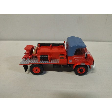 MERCEDES-BENZ UNIMOG U404 FIRE/POMPIERS/BOMBEROS 1:43 ALTAYA IXO DEFECT/NO BOX