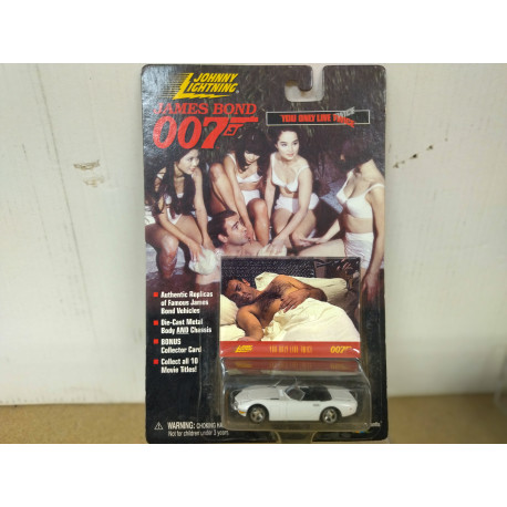 TOYOTA 2000 GT YOU ONLY LIVE TWICE 007 JAMES BOND 1:64 JOHNNY LIGHTNING