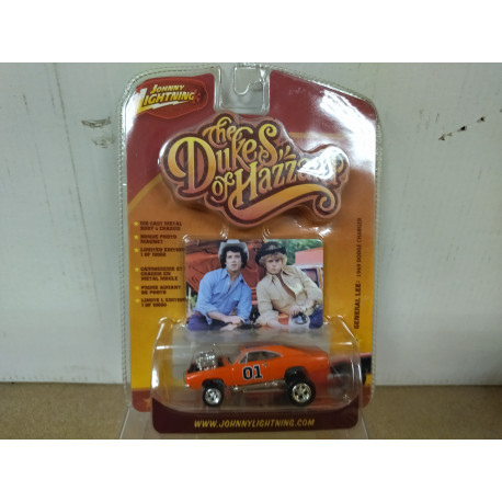 DODGE CHARGER 1969 BIG FOOT GENERAL LEE DUKES OF HAZZARD 1:64 JOHNNY LIGHTNING