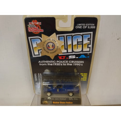 DODGE RAM 1996 PICKUP USA POLICE MAINE 1:64 RACING CHAMPIONS