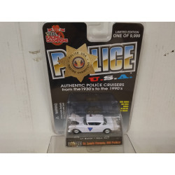 BUICK 1957 USA POLICE ST.LOUIS COUNTY  1:64 RACING CHAMPIONS
